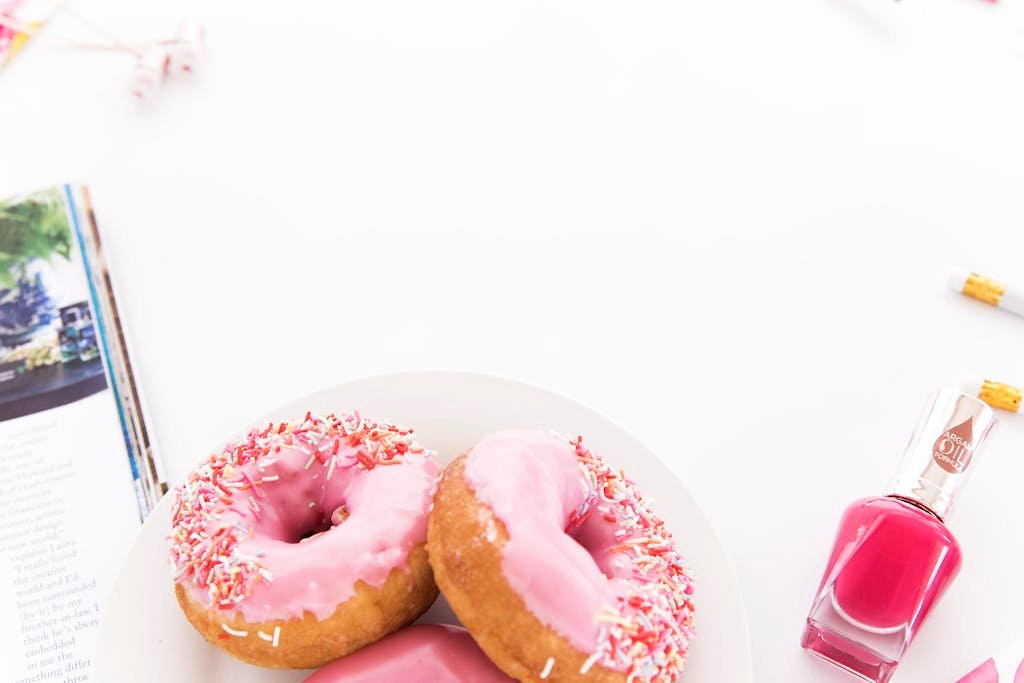 Pink Icy Top Donut