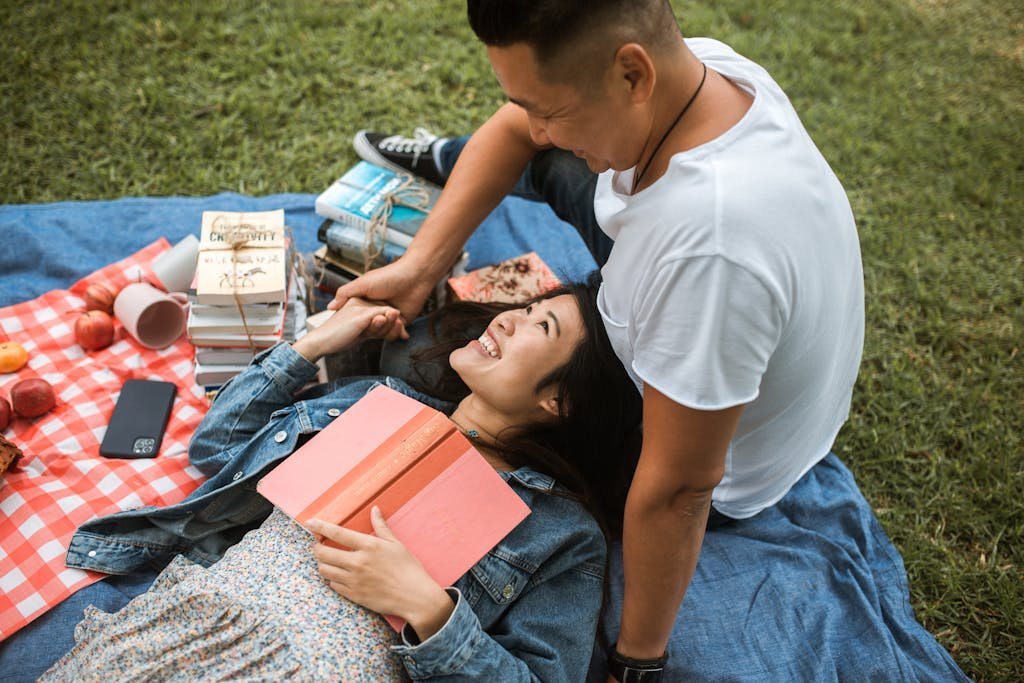 Couple Having a Picnic