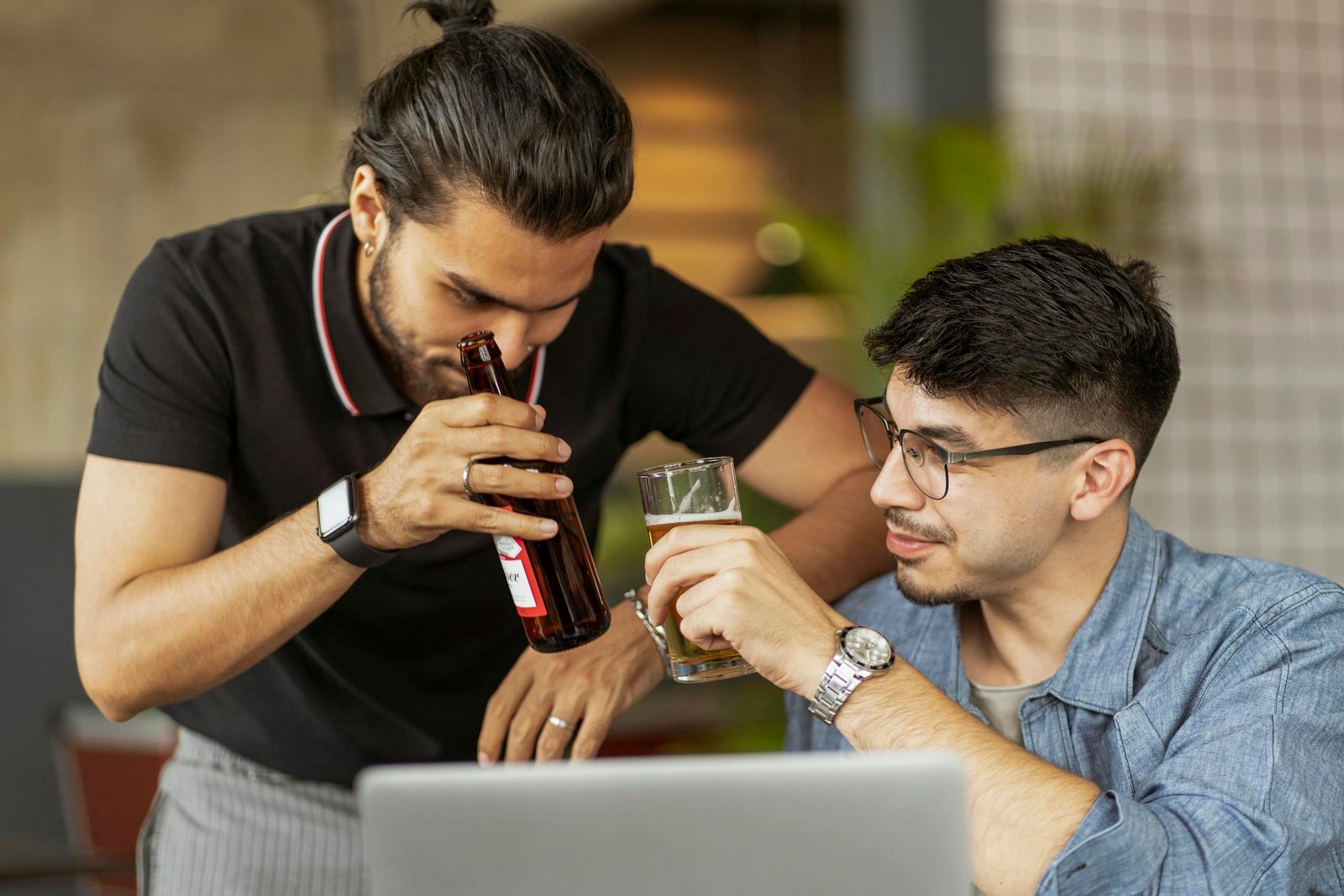 Men Drinking Beers